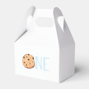 Milk and Cookies One Cookie 1st Birthday Favour Box