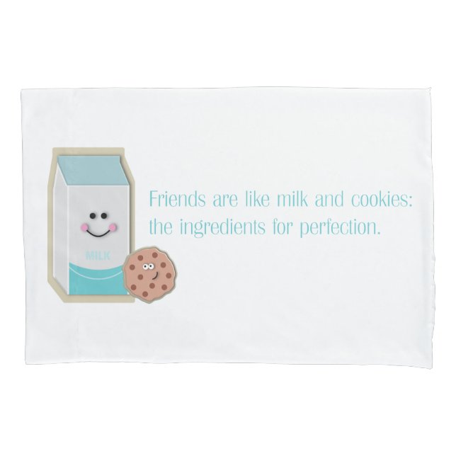 Milk and Cookies Pillowcase (Front)