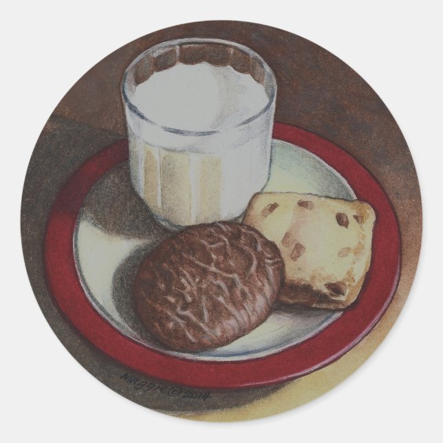 Milk and Cookies Sticker (Front)