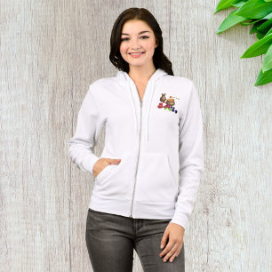Milk and Honey with Berries Rustic Food Hoodie