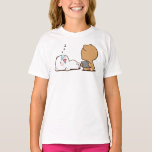 Milk and Mocha Bear Sleeping T-Shirt