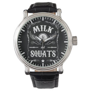Milk and Squats - "Weight Lifting" Motivational Watch