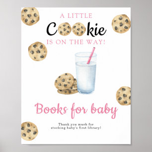 Milk Baby Shower Books for baby Poster