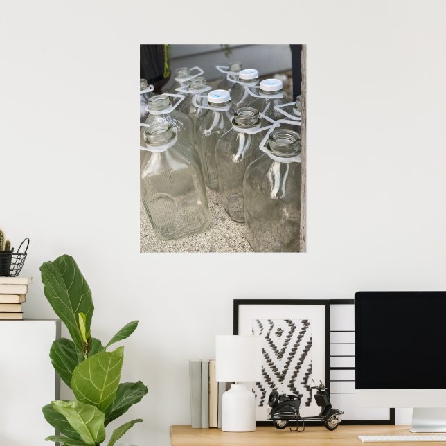  Milk Bottles Poster (Home Office)
