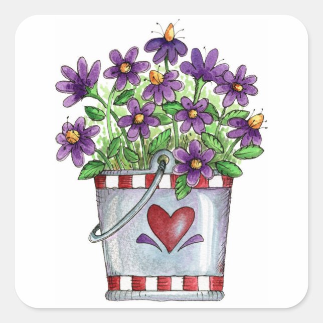 Milk Bucket - Stickers (Front)