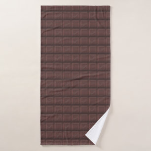 Milk chocolate bath towel