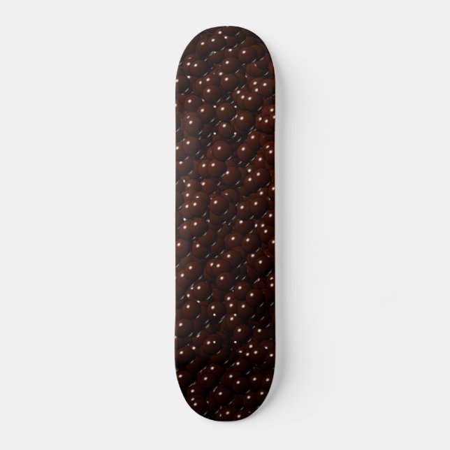 Milk Chocolate Candy Balls Camo Skateboard (Front)