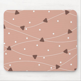 Milk Chocolate Chips Pattern Mouse Mat
