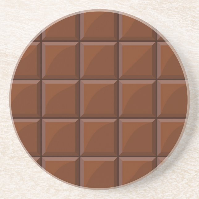 Milk chocolate coaster (Front)
