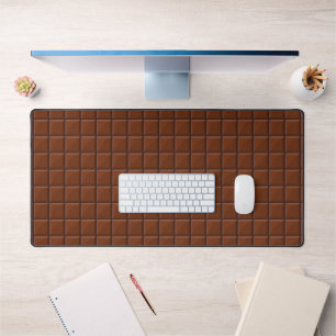 Milk chocolate desk mat
