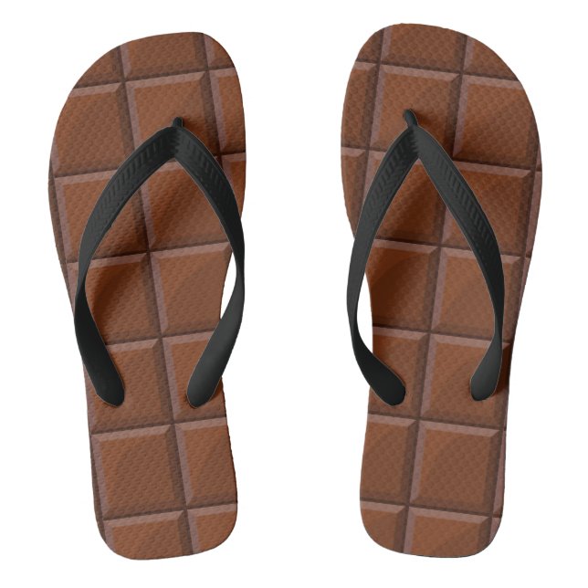 Milk chocolate flip flops (Footbed)