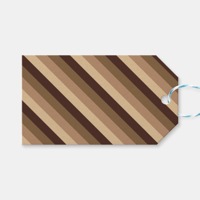 Milk Chocolate Gift Tags (Front (Horizontal))