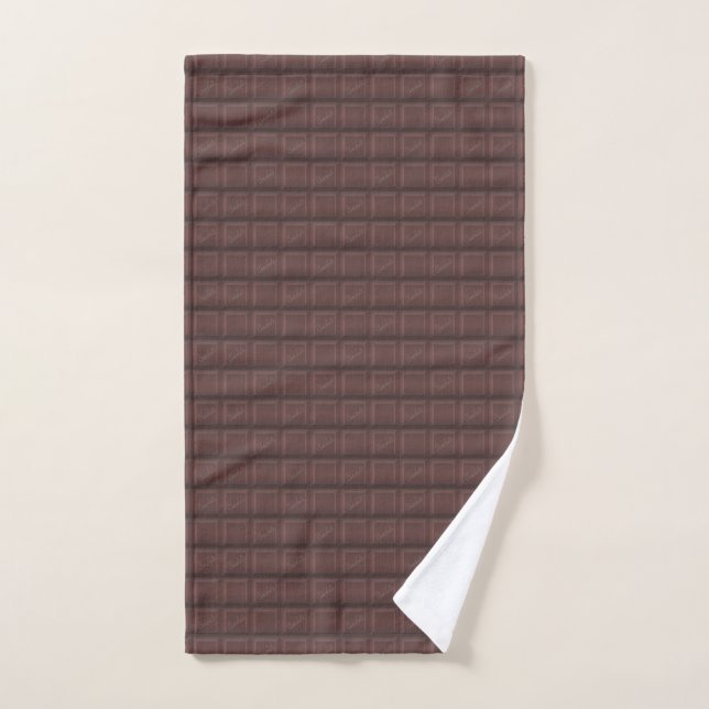 Milk chocolate hand towel (Hand Towel)