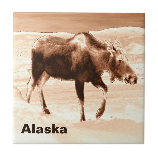 Milk Chocolate Moose Tile (Front)