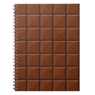 Milk chocolate notebook