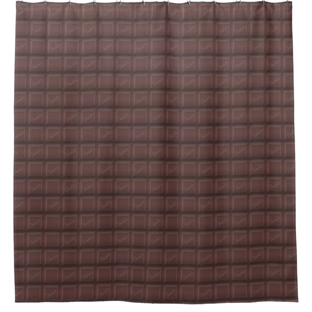 Milk chocolate shower curtain (Front)