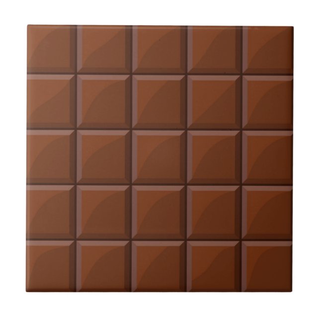 Milk chocolate tile (Front)