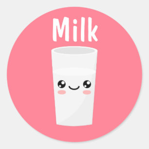 Milk Classic Round Sticker