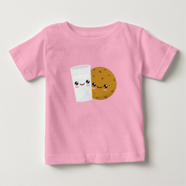 Milk & Cookie Baby T-Shirt (Front)