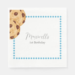 Milk & Cookie Birthday Napkin
