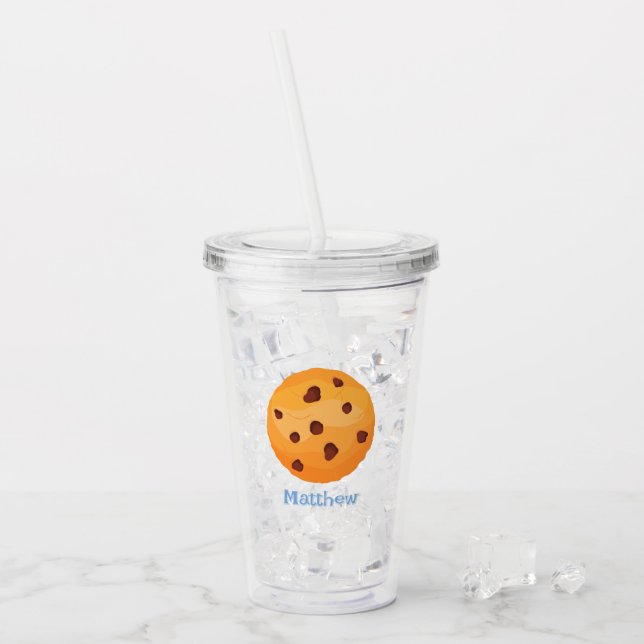 Milk & Cookies Acrylic Tumbler (Front Ice)