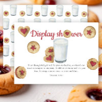 Milk & cookies baby shower - display shower