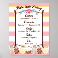 Milk cookies bake sale Christmas personalised menu