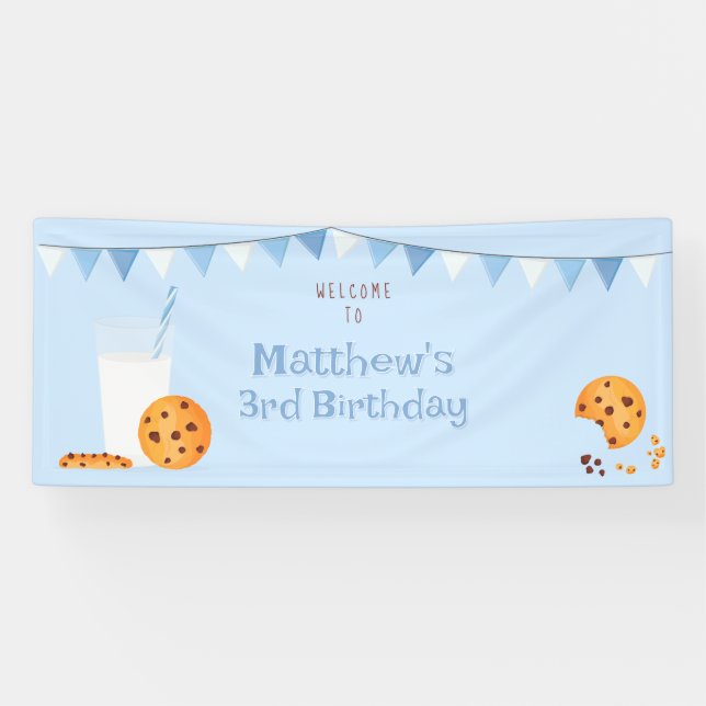 Milk & Cookies Banner (Horizontal)