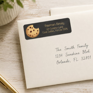 Milk & Cookies Birthday Label – Chocolate Chip Coo