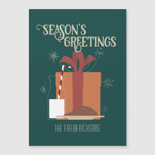 Milk & Cookies Christmas Gift Ideas Vintage Green