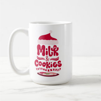 Milk & Cookies Christmas mug. Coffee Mug