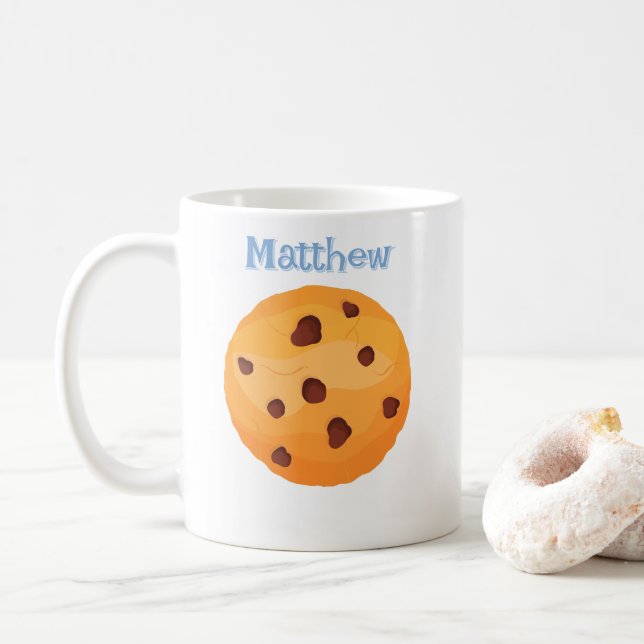 Milk & Cookies Coffee Mug (With Donut)
