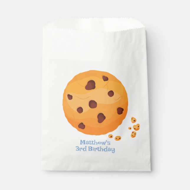 Milk & Cookies Favour Bags (Front)