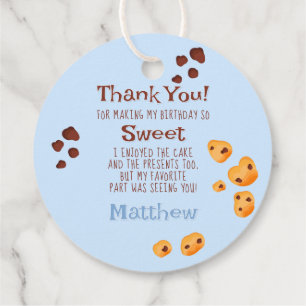 Milk & Cookies Favour Tags