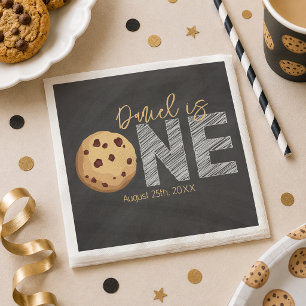 Milk & Cookies First Birthday Napkins – Sweet One
