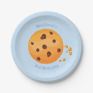 Milk & Cookies Paper Plate