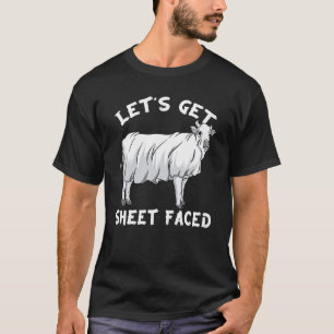 Milk Cow Ghost Lets Get Sheet Faced Dairy Farmer H T-Shirt