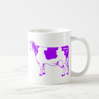 Milk Cow Silhouette Beef Cattle Moo Bull Steer Coffee Mug