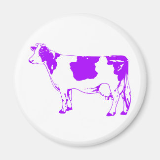 Milk Cow Silhouette Beef Cattle Moo Bull Steer Magnet