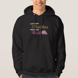 Milk Cute Farming Farm Farmer Cow Dairy Milk Truck Hoodie
