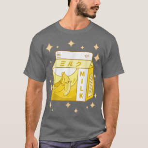 Milk Drink Kawaii Manga Anime Japan Graphic Haraju T-Shirt