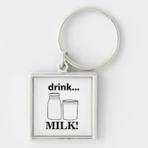 Milk Drink Milk Key Ring
