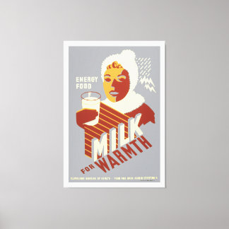 Milk for Warmth Canvas Print