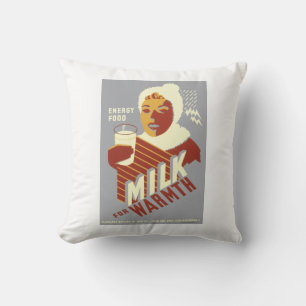 Milk for Warmth Cushion