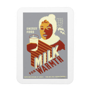 Milk for Warmth Magnet