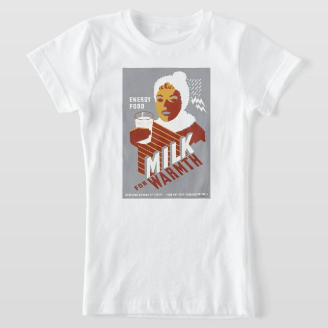 Milk for Warmth T-Shirt (Laydown)