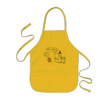 Milk & Ginger Quirky Kids Yellow Apron