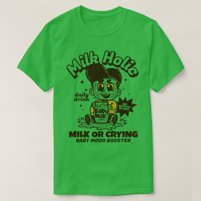 Milk holic T-Shirt (Design Front)