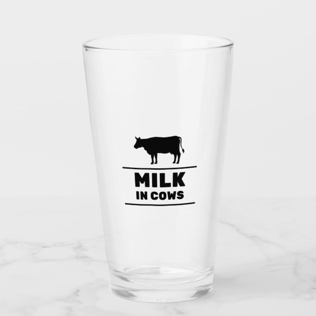Milk in cows glass (Front)
