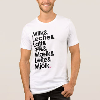 Milk Is Our Love Language (White) Tri-Blend Shirt